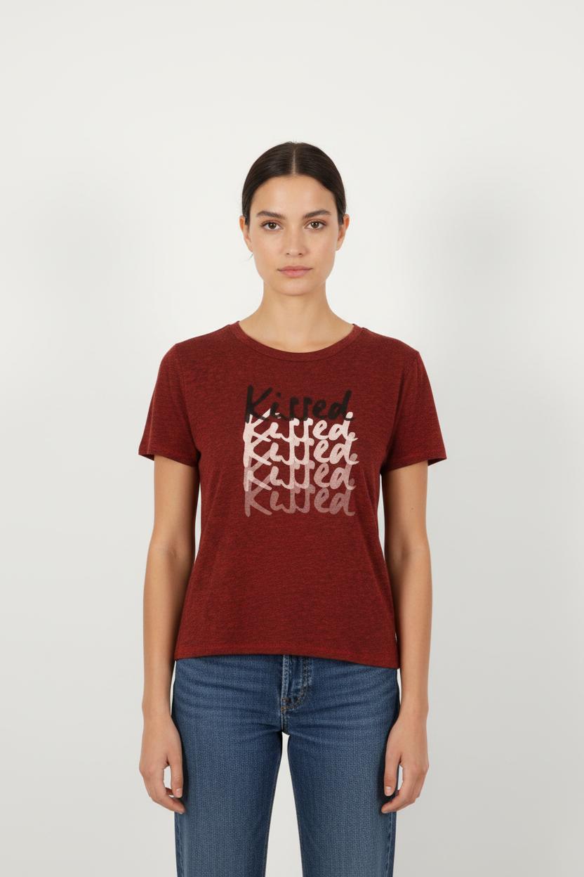 Tee-shirt Bordeaux - Taille S/36