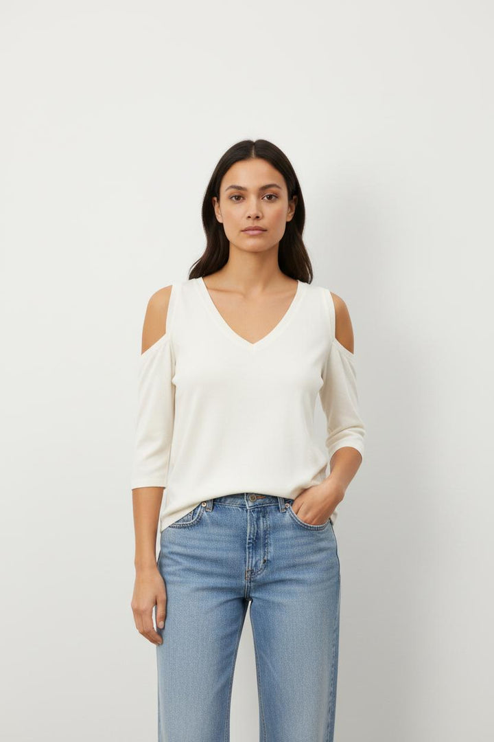 Débardeur manches longues Blanc - Taille S/36