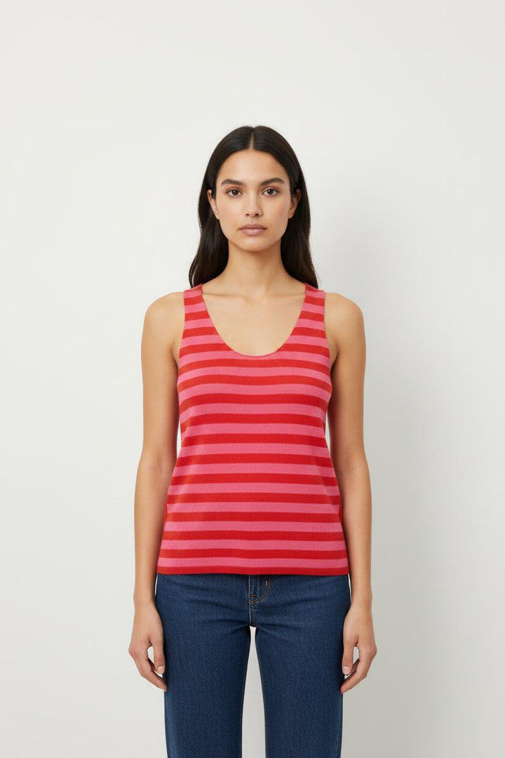 Débardeur Rouge et Rose - Taille M/38