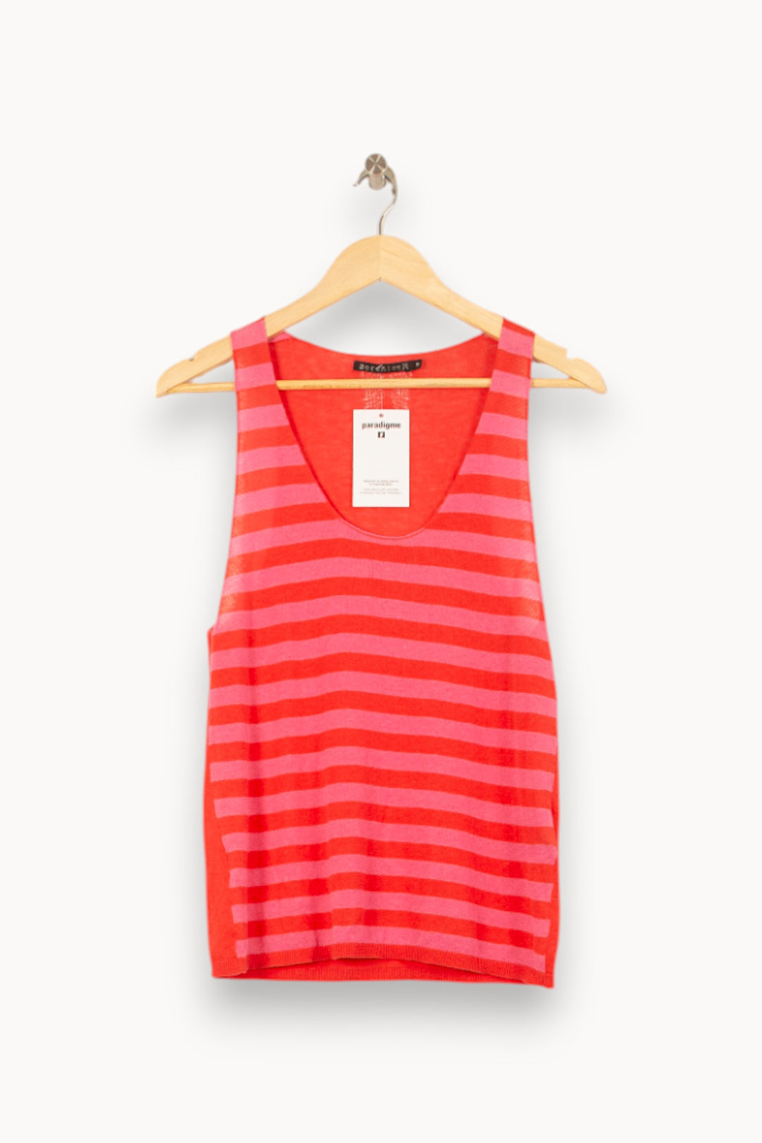Débardeur Rouge et Rose - Taille M/38 de la marque Bérénice | PARAD61129 - Vendu par Paradigme - Image 2