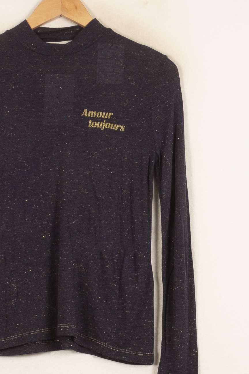 Tee-shirt Manches Longues Bleu Foncé - Taille S/36 de la marque Bérénice | PARAD61134 - Vendu par Paradigme - Image 3