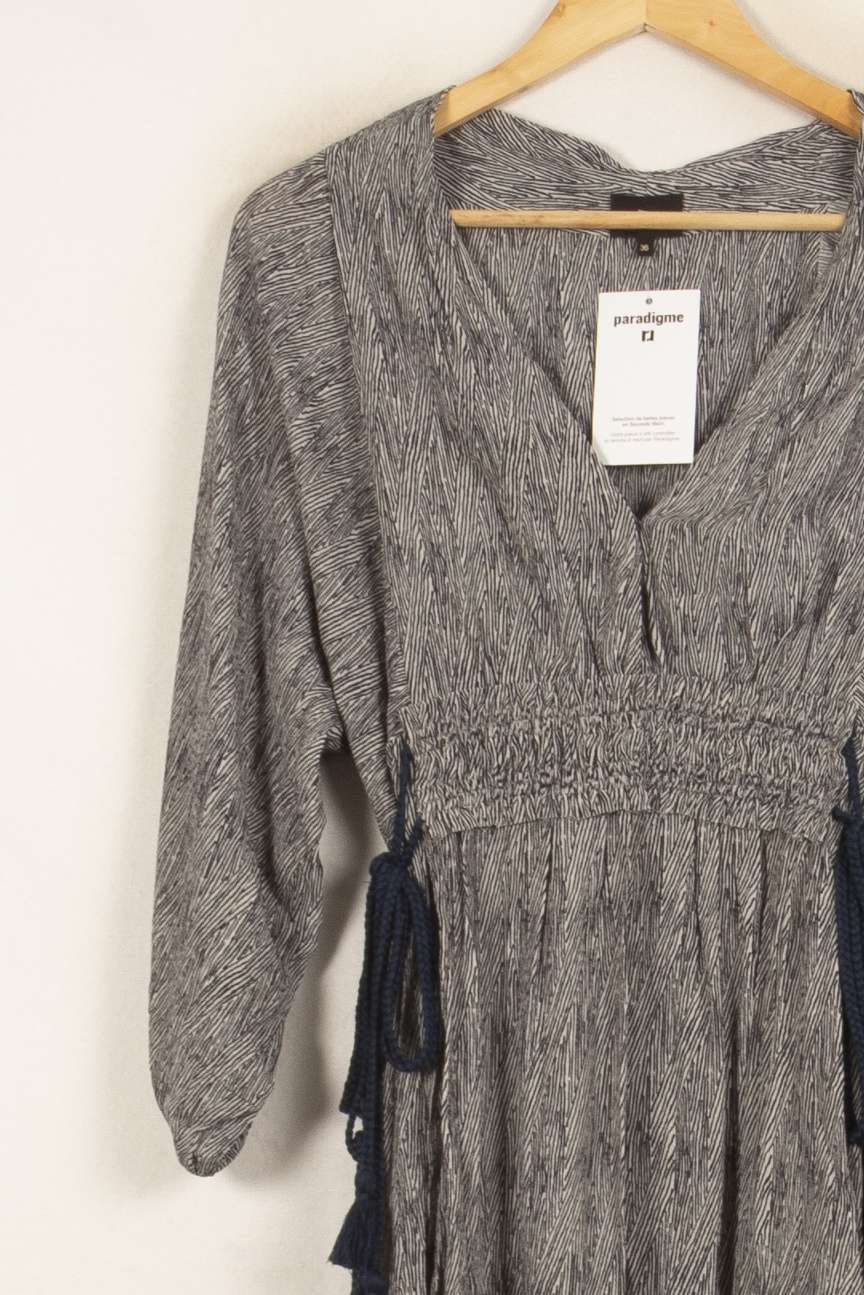 Robe Courte Grise - Taille S/36 de la marque Bérénice | PARAD61139 - Vendu par Paradigme - Image 3