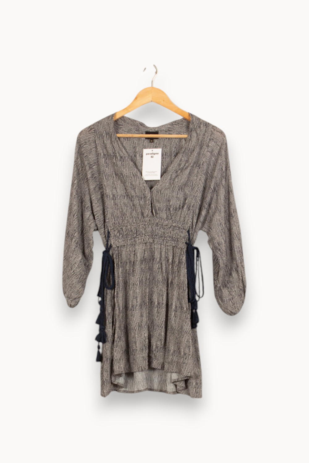 Robe Courte Grise - Taille S/36 de la marque Bérénice | PARAD61139 - Vendu par Paradigme - Image 2