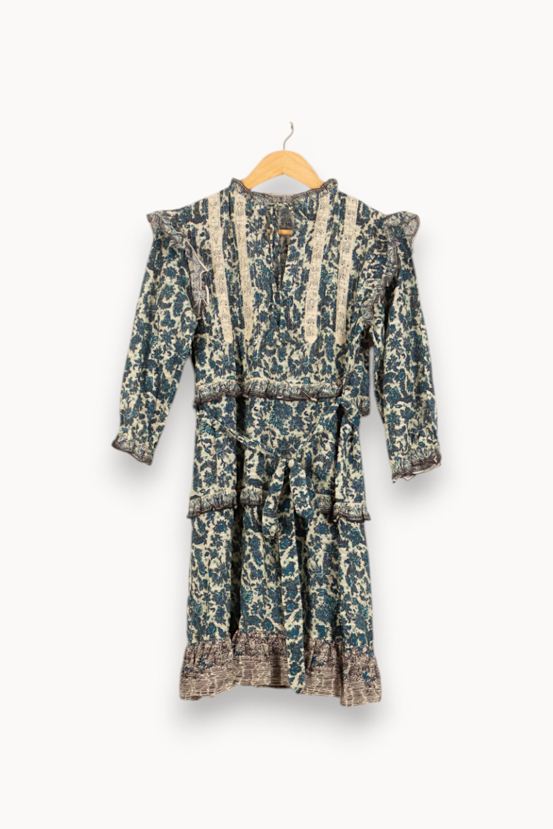 Robe Courte Bleu et Écru - Taille S/36 de la marque Bérénice | PARAD61144 - Vendu par Paradigme - Image 4