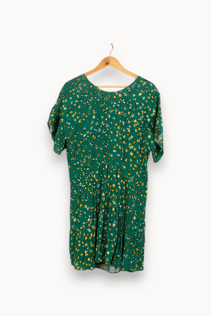 Robe Imprimée Verte - Taille S/36 de la marque Bérénice | PARAD61150 - Vendu par Paradigme - Image 3
