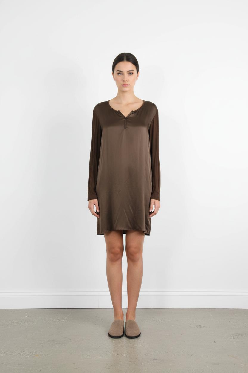 Robe Courte Marron - Taille S/36
