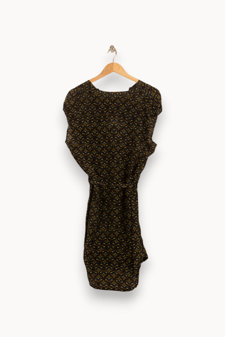 Robe Courte Noire et Jaune - Taille S/36 de la marque Bérénice | PARAD61158 - Vendu par Paradigme - Image 4