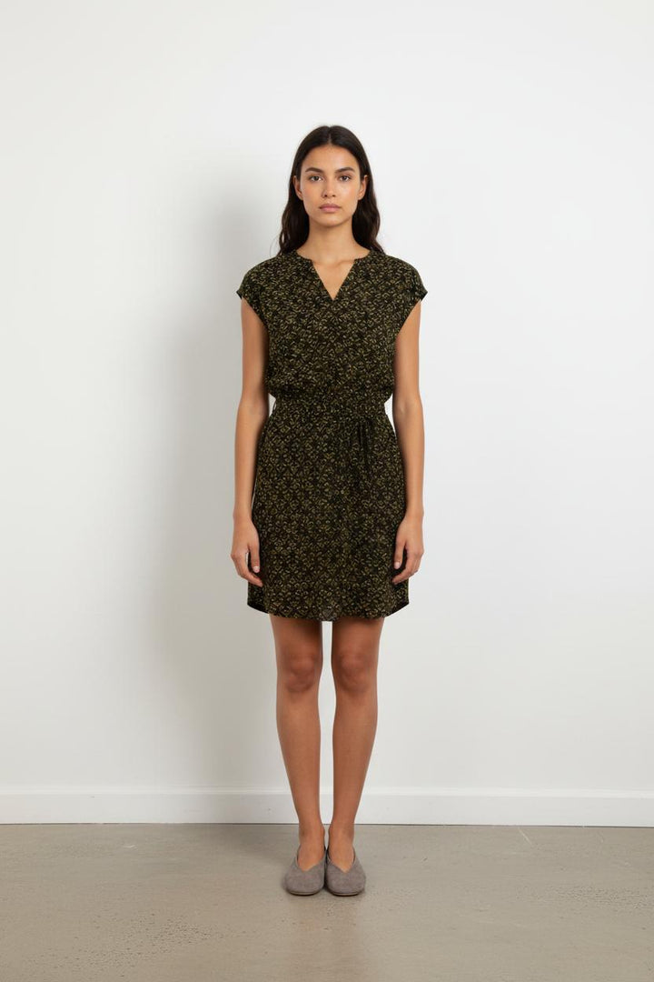 Robe Courte Noire et Jaune - Taille S/36