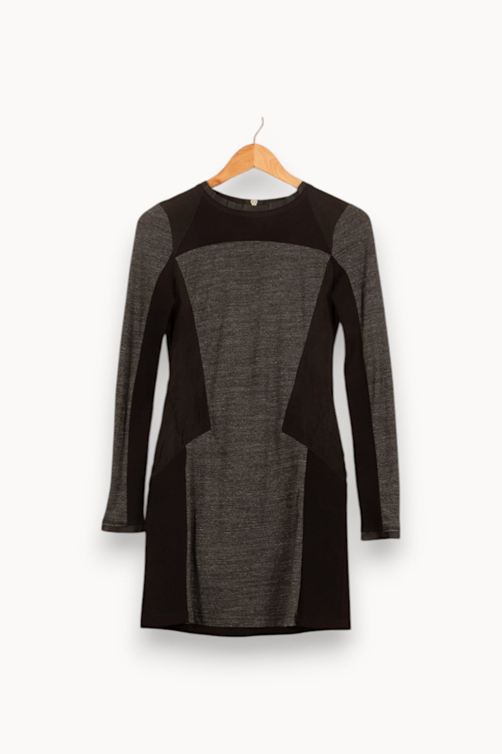 Robe Courte Grise et Noire - Taille S/36 de la marque Bérénice | PARAD61160 - Vendu par Paradigme - Image 2
