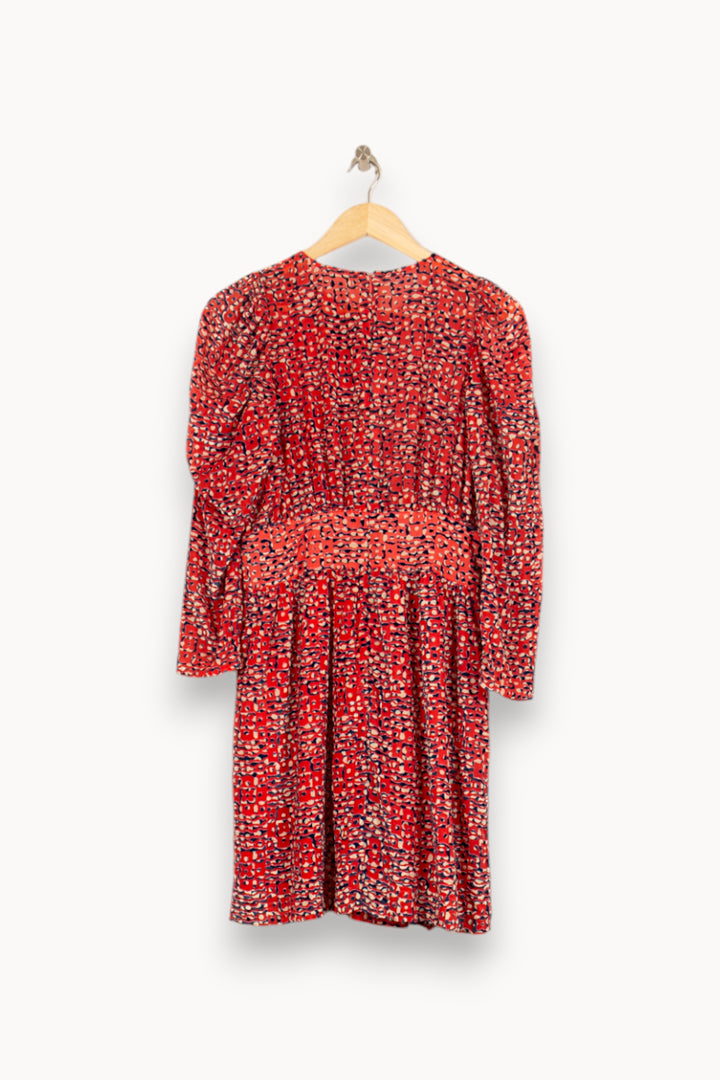 Robe Courte Rouge et Noire - Taille S/36 de la marque Bérénice | PARAD61163 - Vendu par Paradigme - Image 4