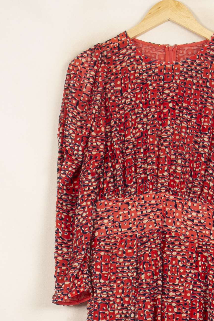 Robe Courte Rouge et Noire - Taille S/36 de la marque Bérénice | PARAD61163 - Vendu par Paradigme - Image 3
