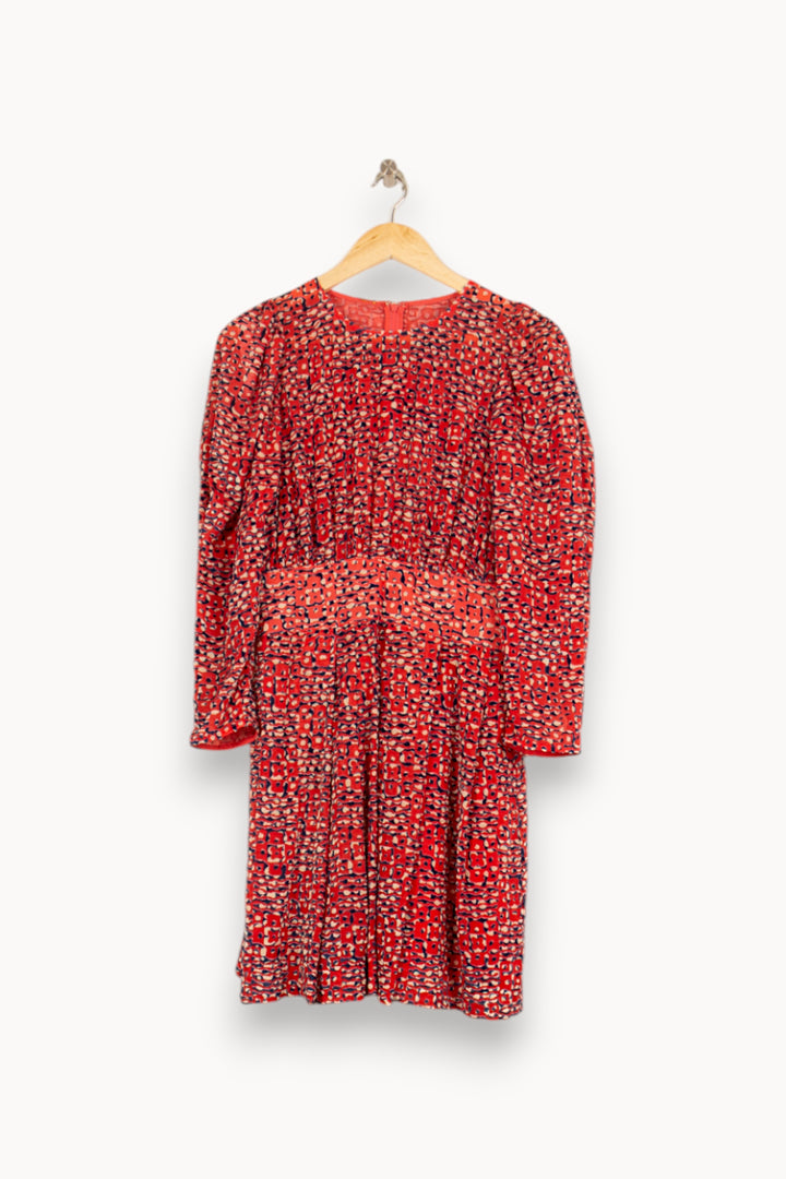 Robe Courte Rouge et Noire - Taille S/36 de la marque Bérénice | PARAD61163 - Vendu par Paradigme - Image 2