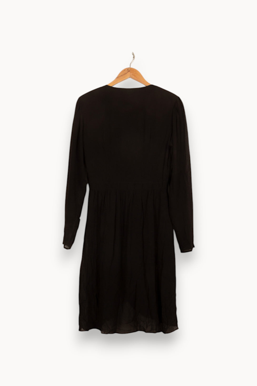 Robe Portefeuille Noire - Taille S/36 de la marque Bérénice | PARAD61170 - Vendu par Paradigme - Image 4