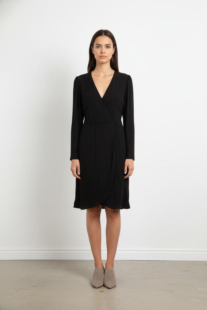 Robe Portefeuille Noire - Taille S/36