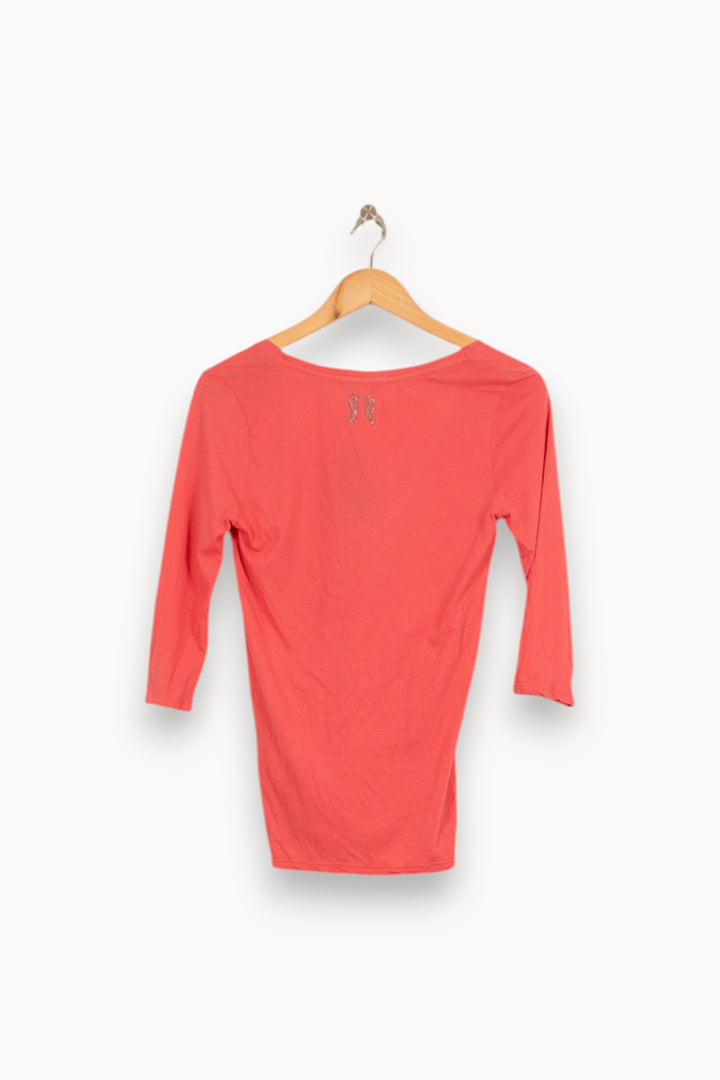 Tee-shirt Rose - Taille S/36 de la marque Bérénice | PARAD61176 - Vendu par Paradigme - Image 4