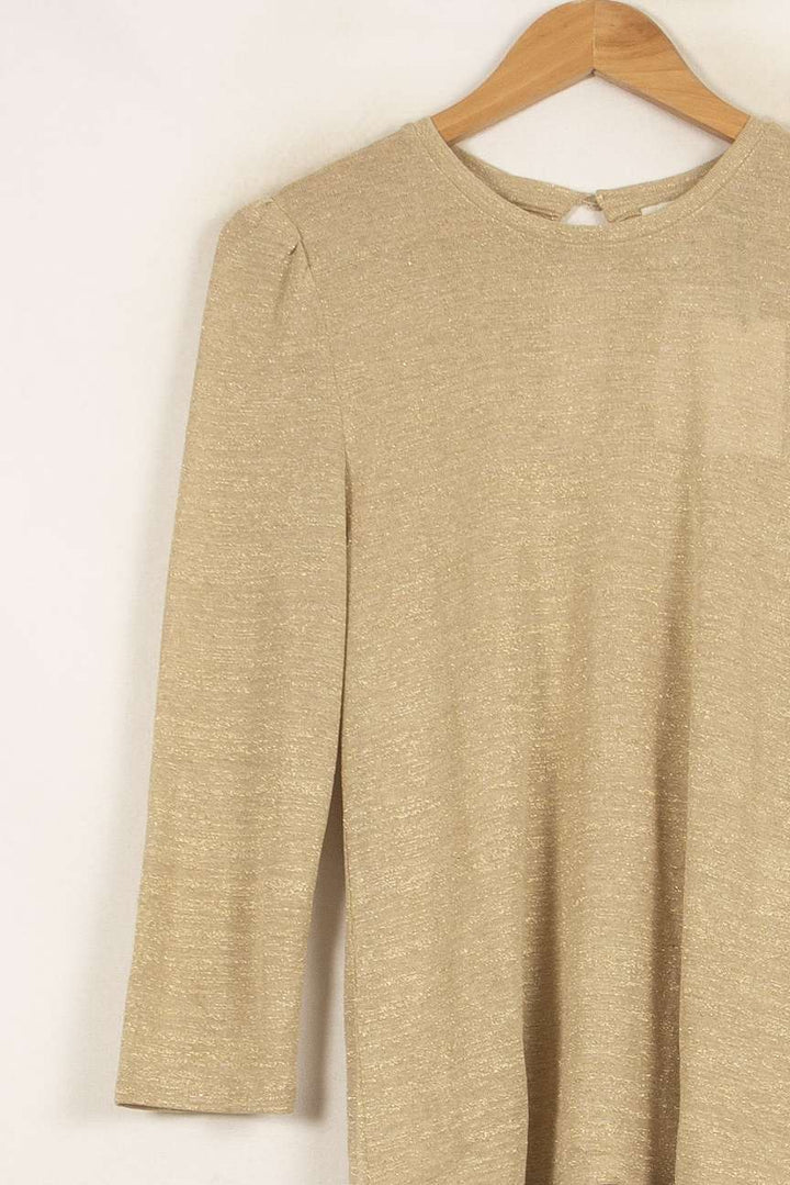 Pull Doré - Taille S/36 de la marque Bérénice | PARAD61186 - Vendu par Paradigme - Image 3