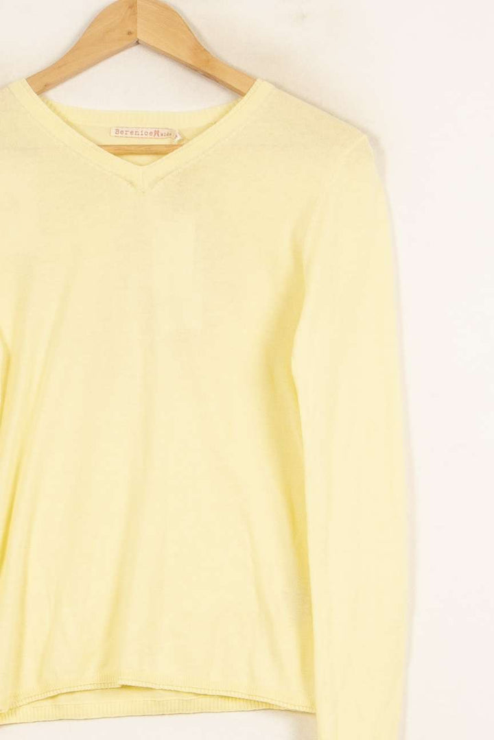 Pull Jaune - Taille XXS/32 de la marque Bérénice | PARAD61188 - Vendu par Paradigme - Image 3