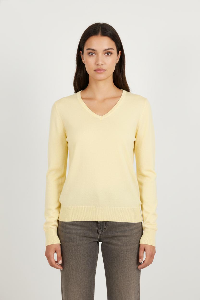 Pull Jaune - Taille XXS/32