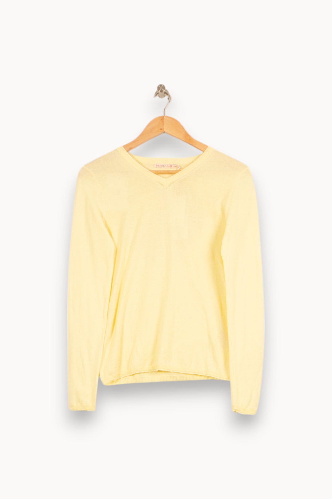 Pull Jaune - Taille XXS/32 de la marque Bérénice | PARAD61188 - Vendu par Paradigme - Image 2