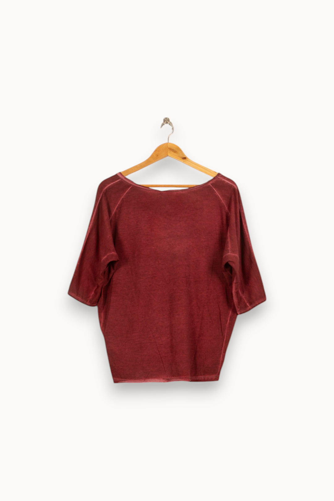 Tee-shirt Bordeaux - Taille S/36 de la marque Bérénice | PARAD61191 - Vendu par Paradigme - Image 4