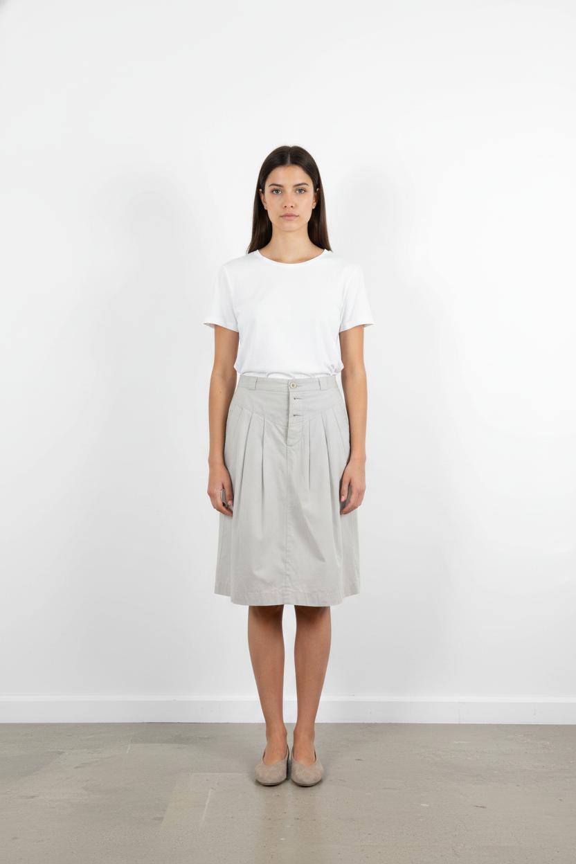 Jupe Droite Grise - Taille XS/34