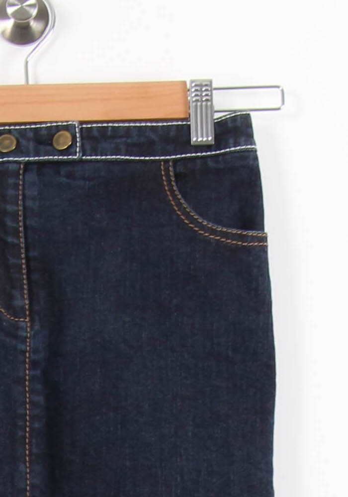Jupe En Jean Bleue - Taille S/36 de la marque Paule Ka | PARAD61202 - Vendu par Paradigme - Image 3
