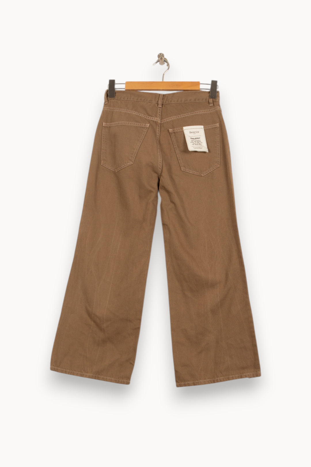 Jean Marron - Taille S/36 de la marque Bérénice | PARAD61209 - Vendu par Paradigme - Image 4