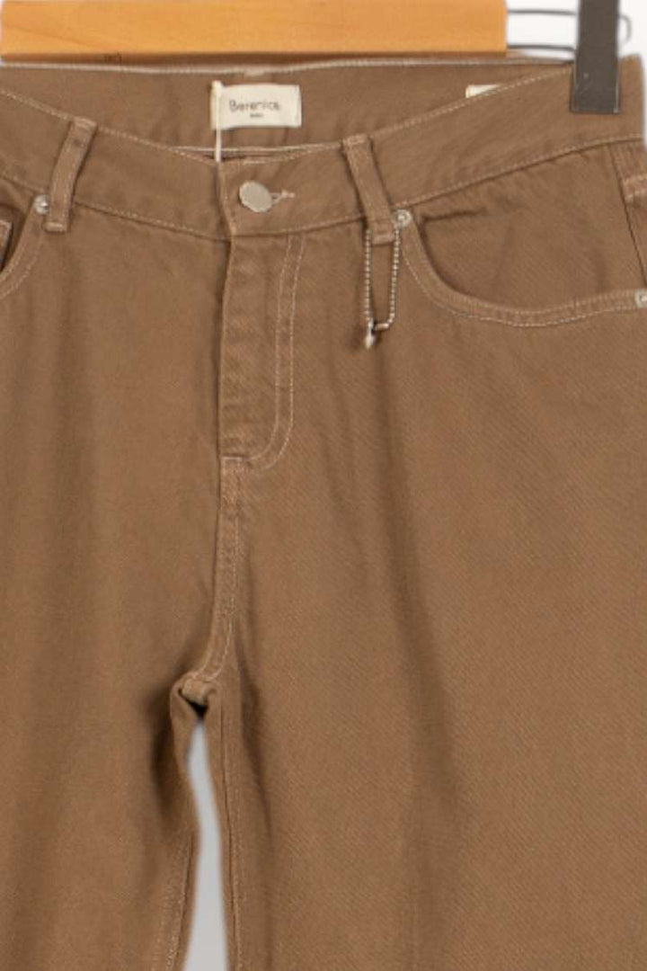 Jean Marron - Taille S/36 de la marque Bérénice | PARAD61209 - Vendu par Paradigme - Image 3
