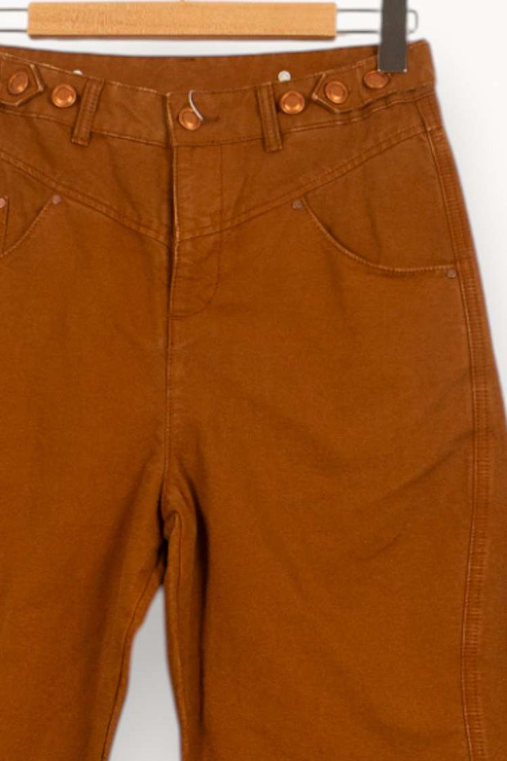 Pantalon Marron - Taille S/36 de la marque Bérénice | PARAD61211 - Vendu par Paradigme - Image 3