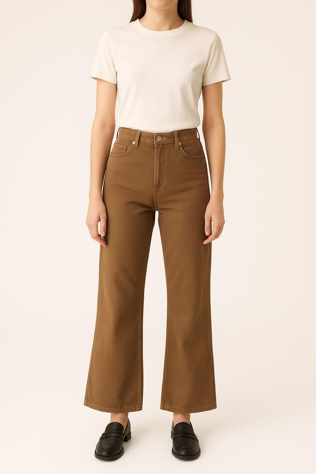 Jean Marron - Taille S/36 de la marque Bérénice | PARAD61220 - Vendu par Paradigme - Image 1