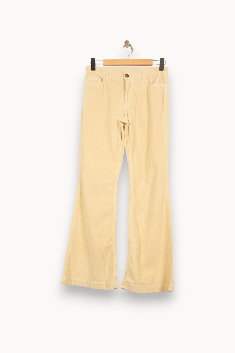 Pantalon Évasé Beige - Taille S/36 de la marque Bérénice | PARAD61221 - Vendu par Paradigme - Image 2