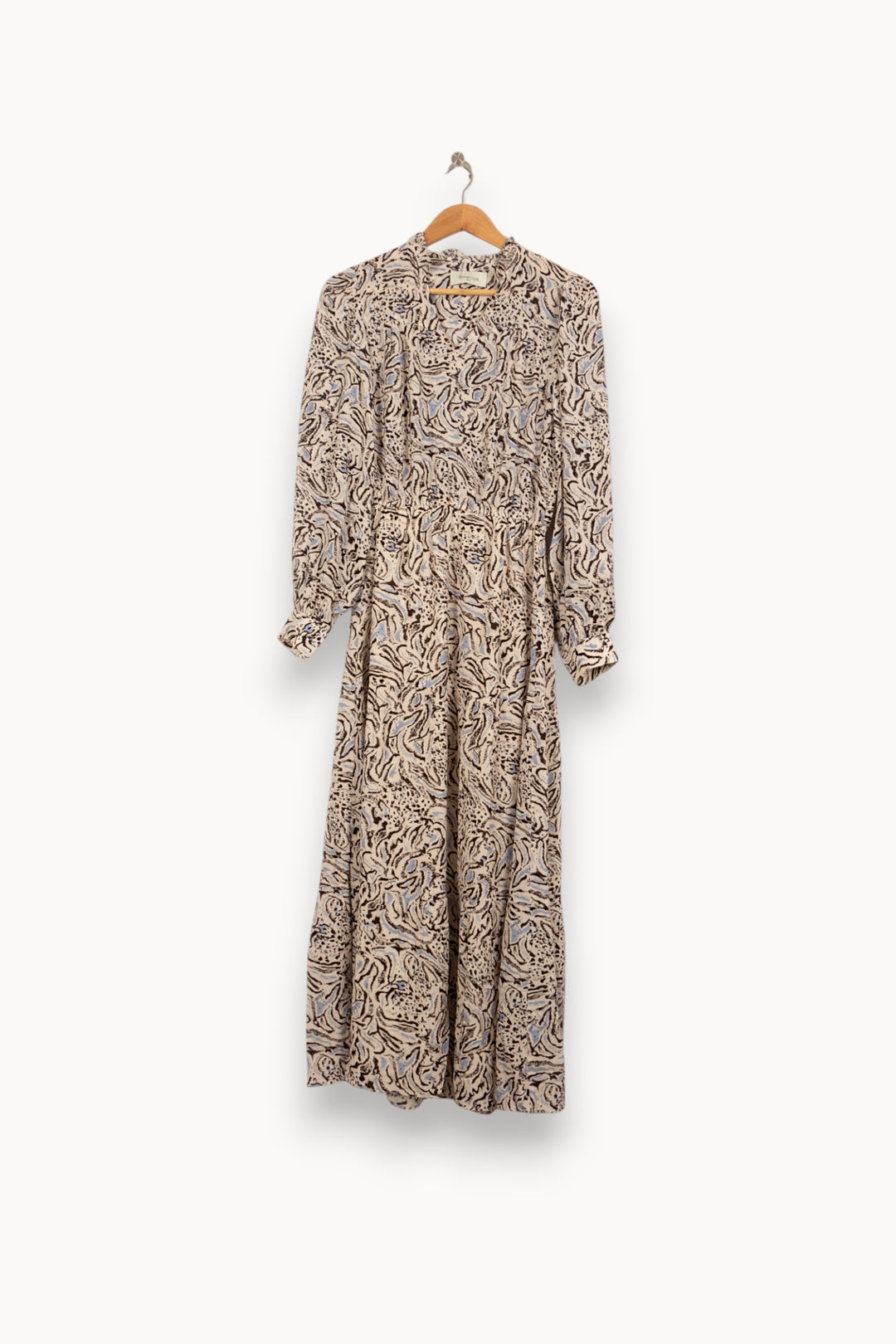 Robe Longue Beige et Noir - Taille S/36 de la marque Bérénice | PARAD61227 - Vendu par Paradigme - Image 2