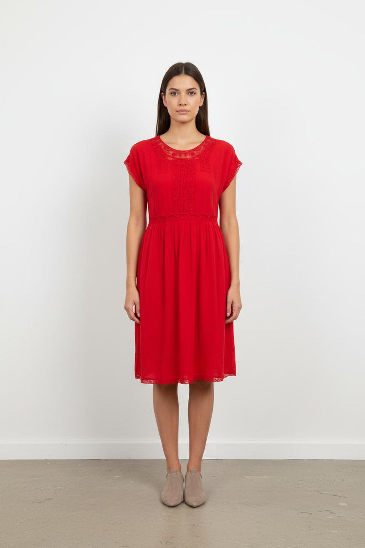 Robe Courte Rouge - Taille S/36