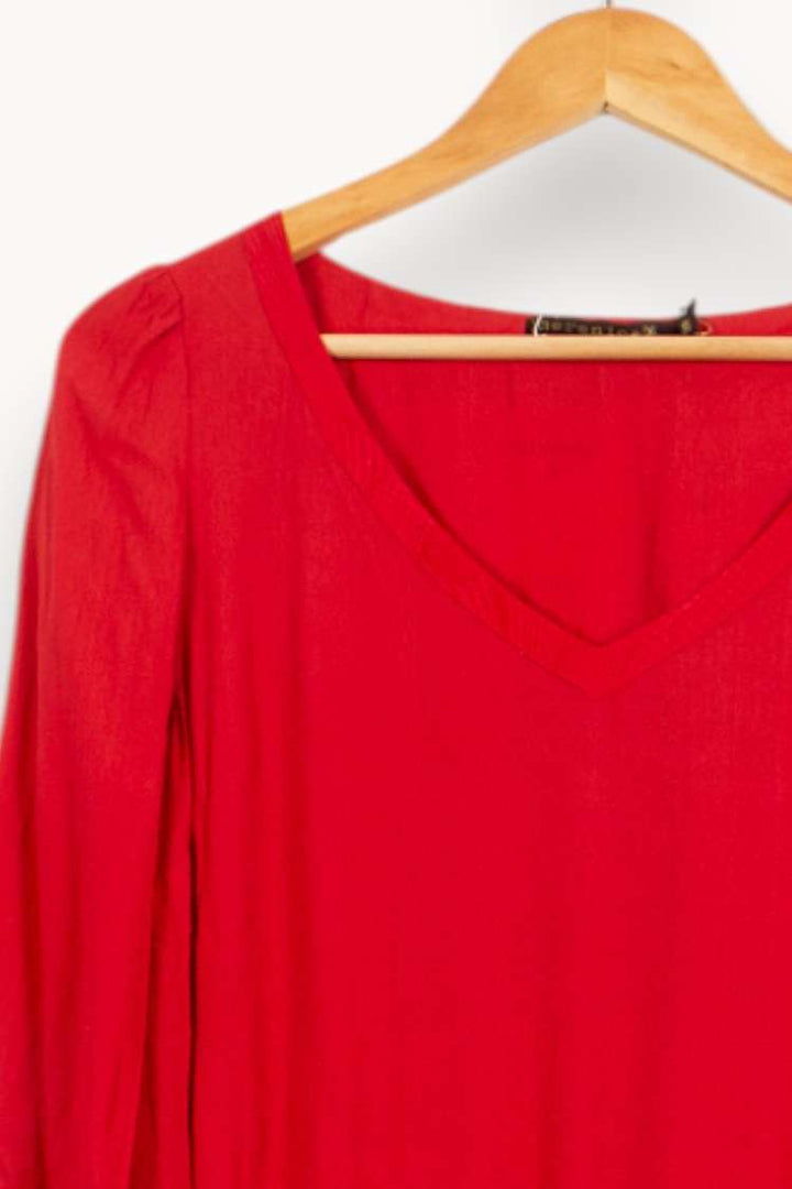 Robe Courte Rouge - Taille M/38 de la marque Bérénice | PARAD61237 - Vendu par Paradigme - Image 3