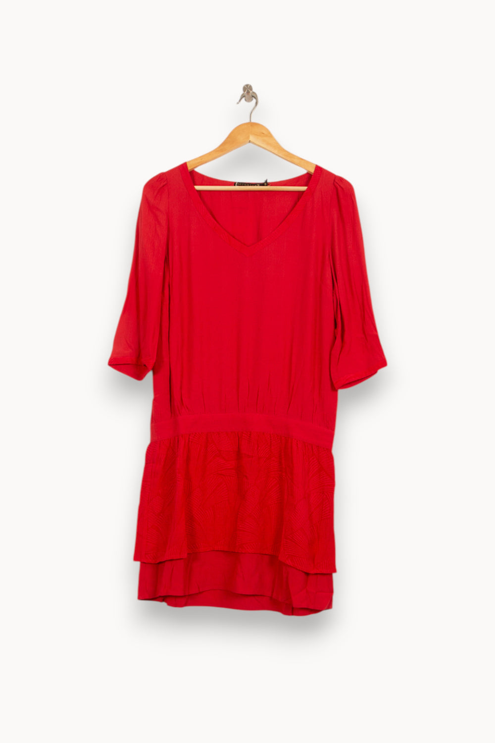 Robe Courte Rouge - Taille M/38 de la marque Bérénice | PARAD61237 - Vendu par Paradigme - Image 2