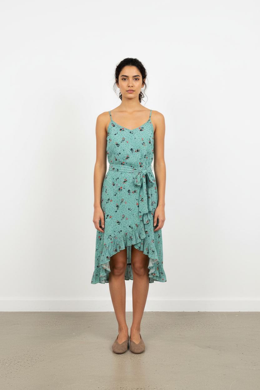Robe Asymétrique Bleue - Taille M/38