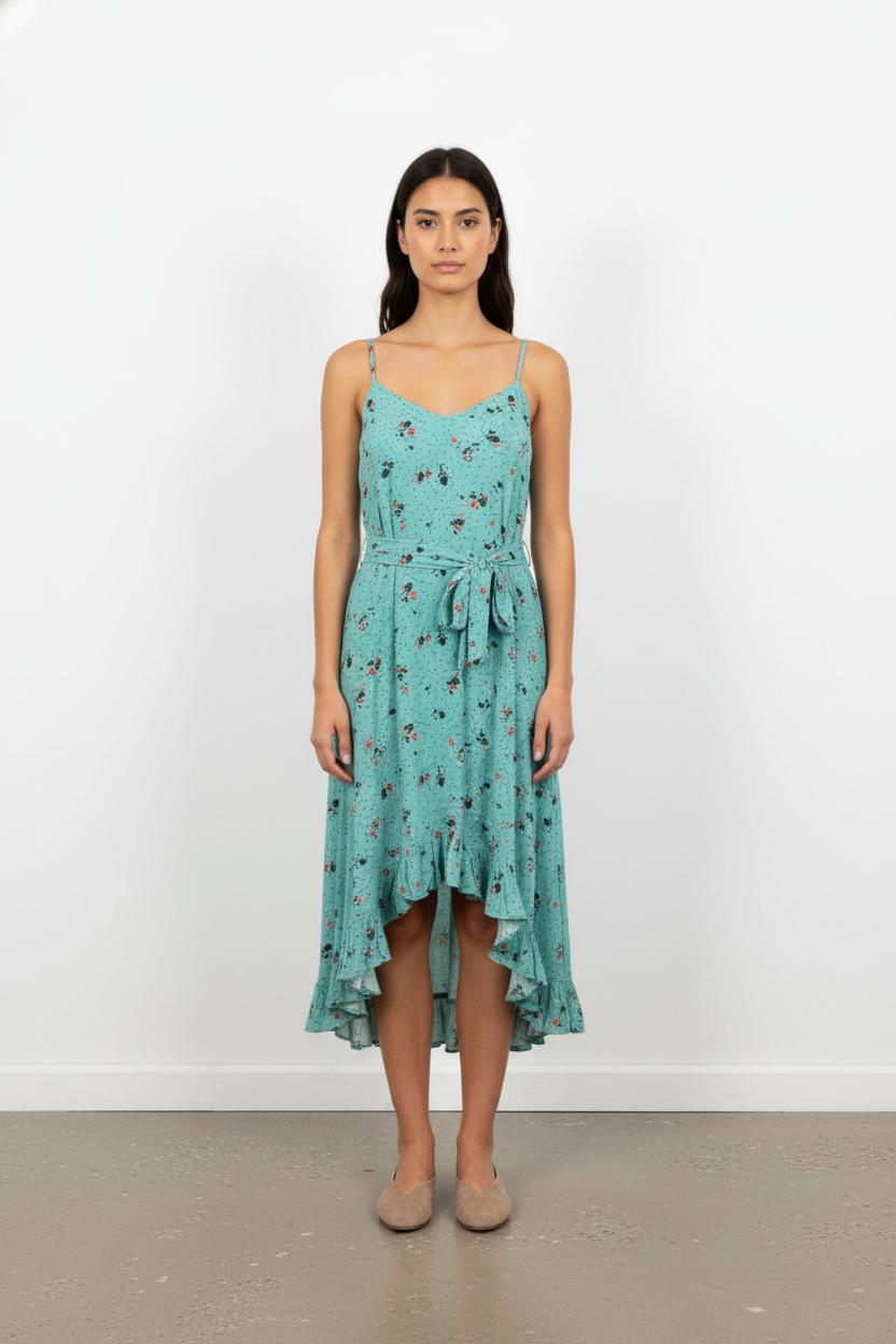 Robe À Bretelles Bleue - Taille S/36