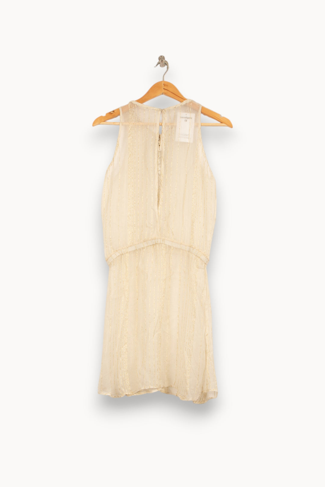 Robe Sans Manches Beige - Taille S/36 de la marque Bérénice | PARAD61241 - Vendu par Paradigme - Image 4