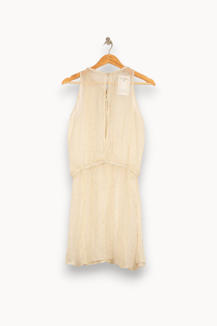Robe Sans Manches Beige - Taille S/36 de la marque Bérénice | PARAD61241 - Vendu par Paradigme - Image 4