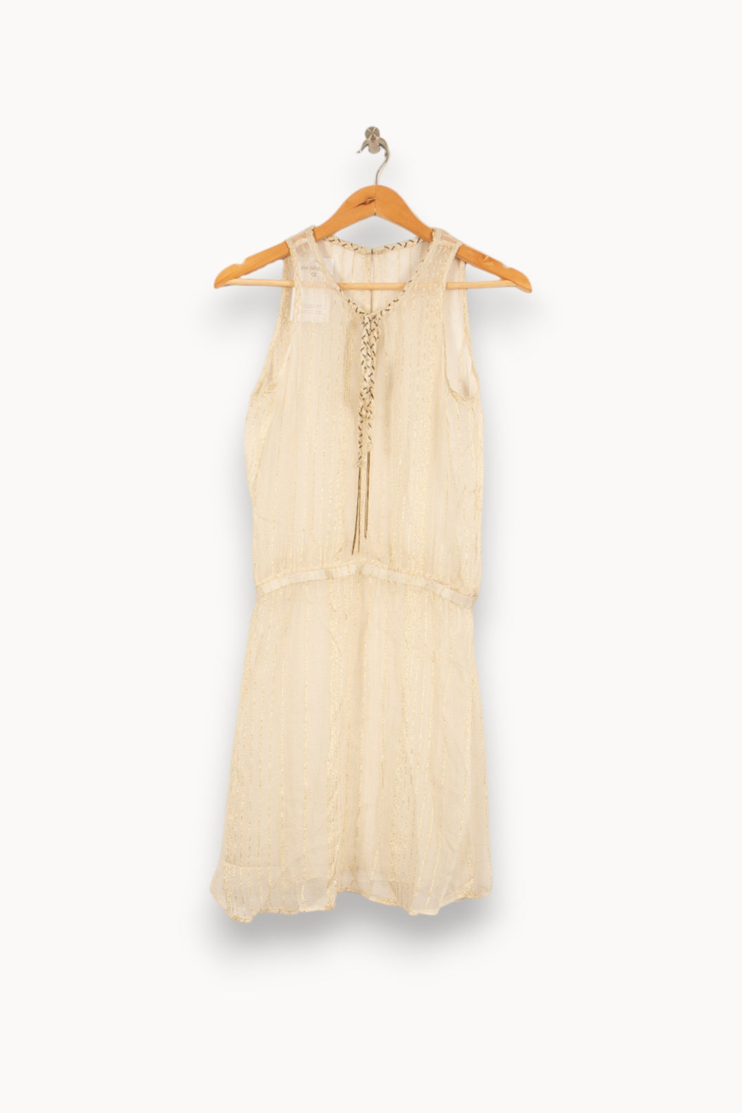 Robe Sans Manches Beige - Taille S/36 de la marque Bérénice | PARAD61241 - Vendu par Paradigme - Image 2