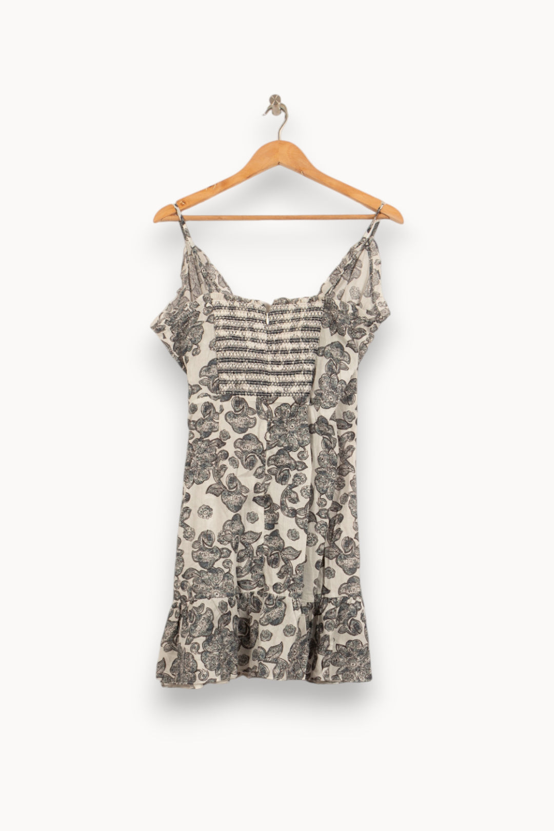 Robe Fleurie Blanche et Noire - Taille S/36 de la marque Bérénice | PARAD61242 - Vendu par Paradigme - Image 4
