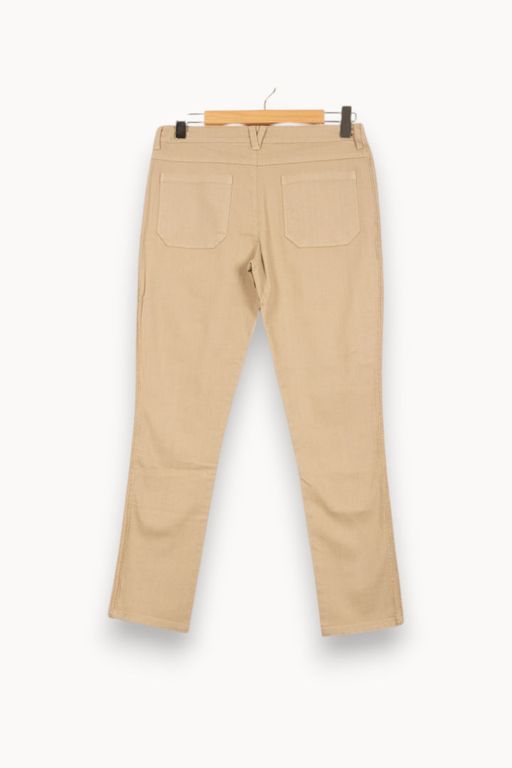 Pantalon Beige - Taille L/40 de la marque Bérénice | PARAD61245 - Vendu par Paradigme - Image 4