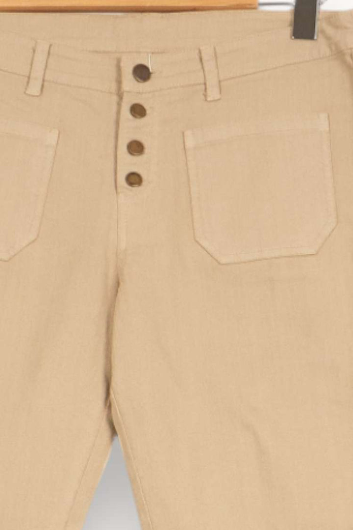 Pantalon Beige - Taille L/40 de la marque Bérénice | PARAD61245 - Vendu par Paradigme - Image 3