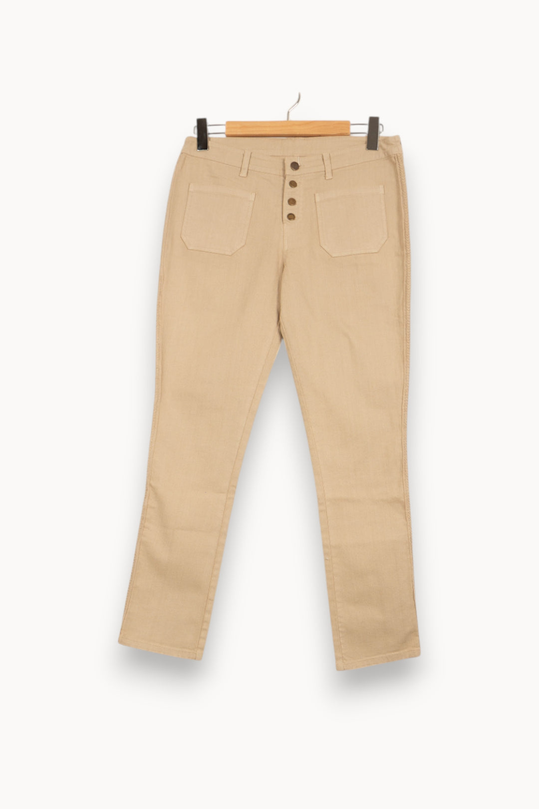 Pantalon Beige - Taille L/40 de la marque Bérénice | PARAD61245 - Vendu par Paradigme - Image 2