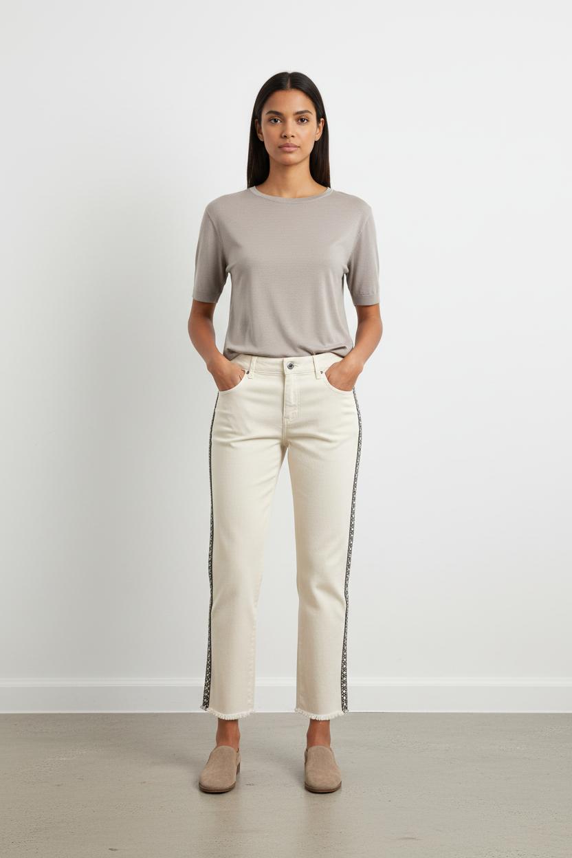 Pantalon Blanc et Noir - Taille S/36