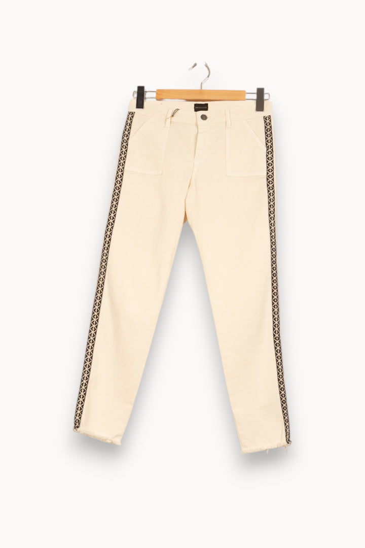 Pantalon Blanc et Noir - Taille S/36 de la marque Bérénice | PARAD61249 - Vendu par Paradigme - Image 2