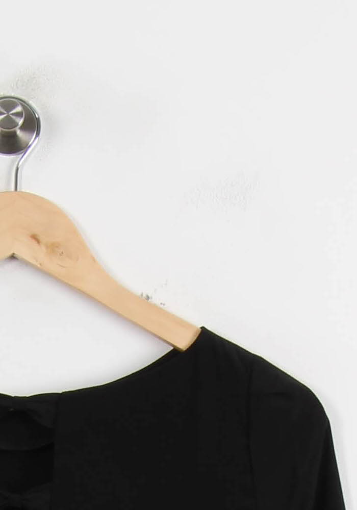 Blouse Noire - Taille S/36 de la marque Claudie Pierlot | PARAD61260 - Vendu par Paradigme - Image 3