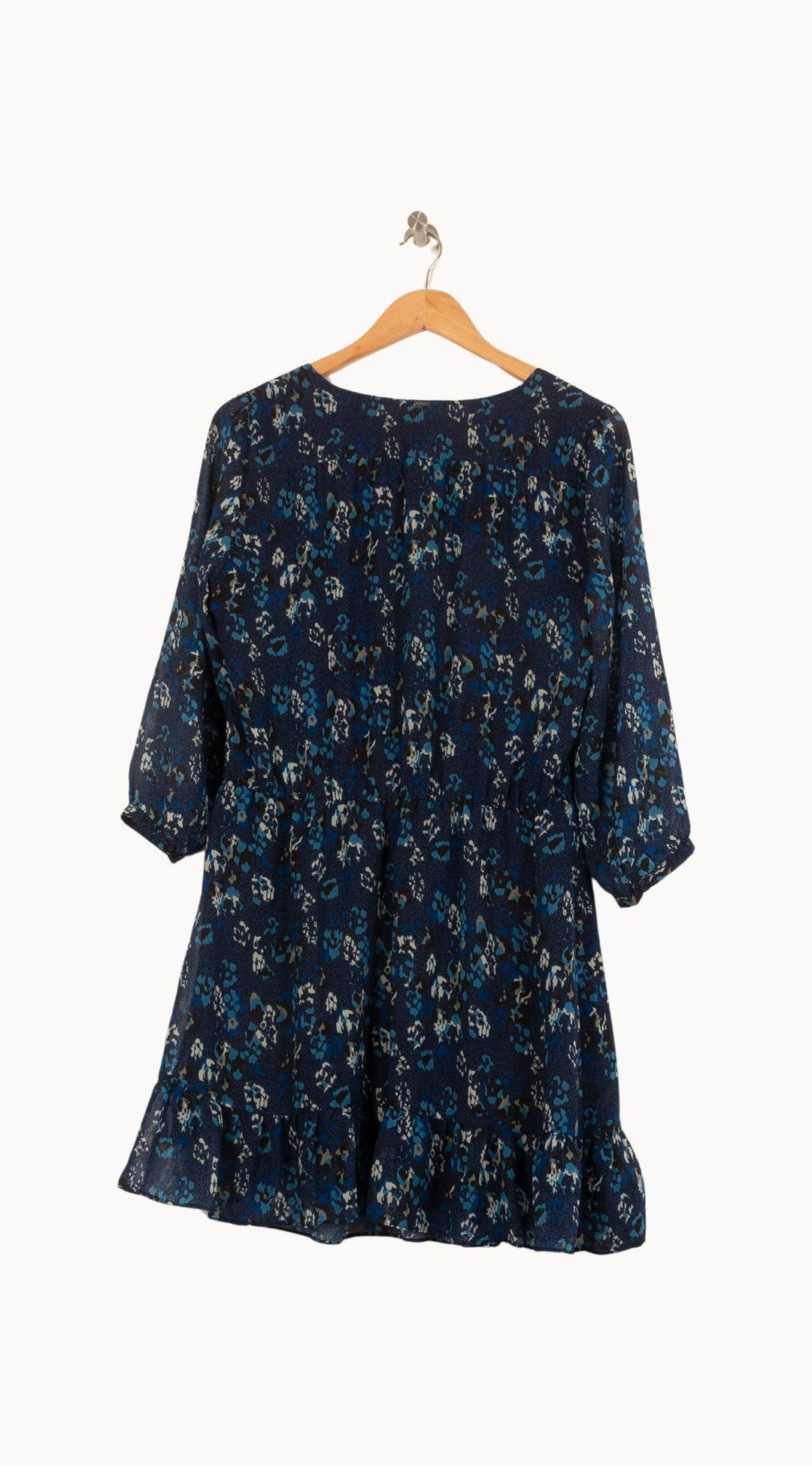 Robe Fleurie Bleue - Taille L/40 de la marque IKKS | PARAD61265 - Vendu par Paradigme - Image 4