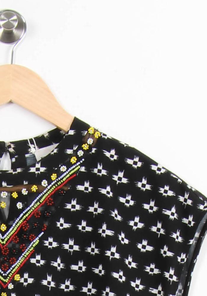 Blouse Noire et Blanche - Taille S/36 de la marque Bimba y Lola | PARAD61269 - Vendu par Paradigme - Image 3