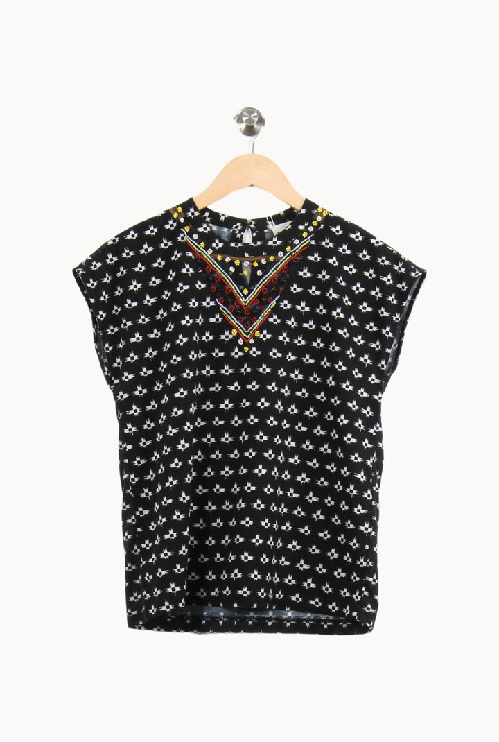 Blouse Noire et Blanche - Taille S/36 de la marque Bimba y Lola | PARAD61269 - Vendu par Paradigme - Image 2